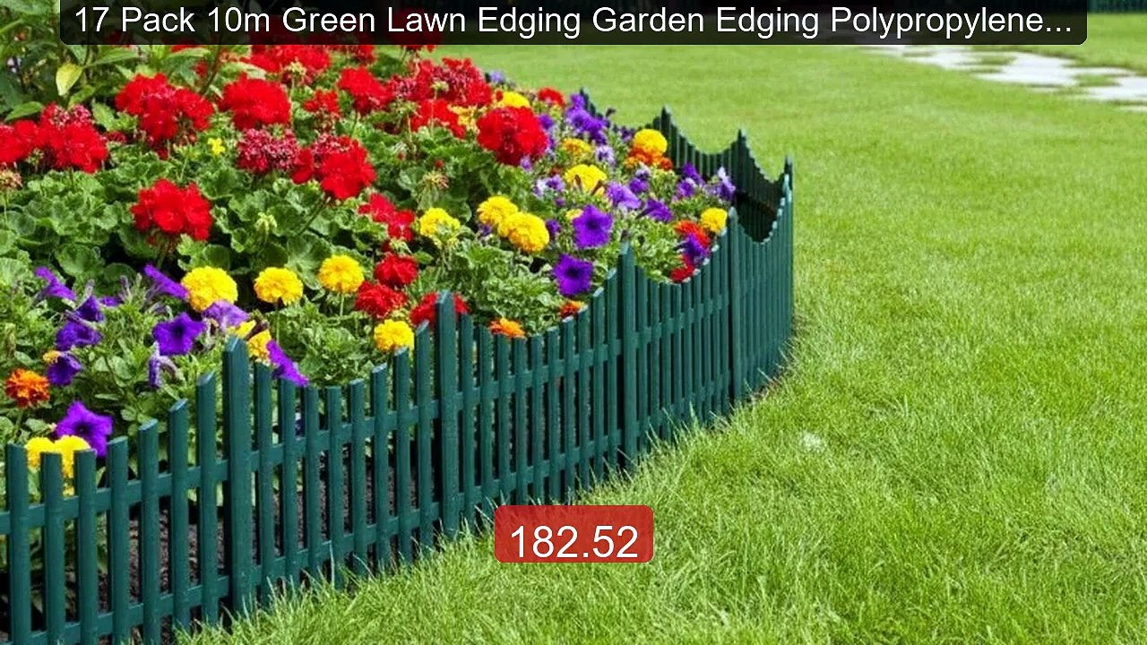 17 Pack 10m Green Lawn Edging Garden Edging Polypropylene Grass Bor... -- Top Rated 2026 | Buy Now!
