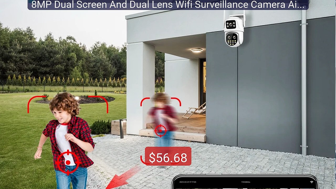 8MP Dual Screen And Dual Lens Wifi Surveillance Camera Ai A... -- Top Pick 2026 | Unbeatable Price!