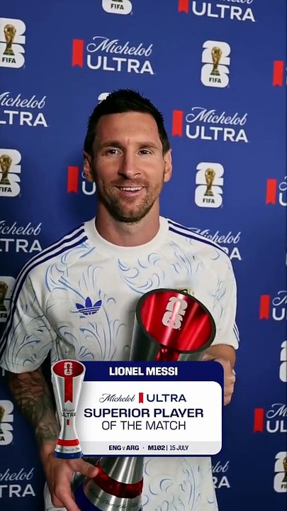 Argentine-Angleterre  Messi homme du match