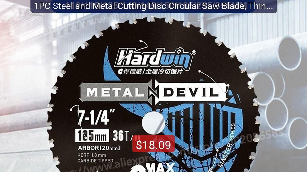 1PC Steel and Metal Cutting Disc Circular Saw Blade, Thin Kerf, Car... -- Top Rated 2026 | Buy Now!