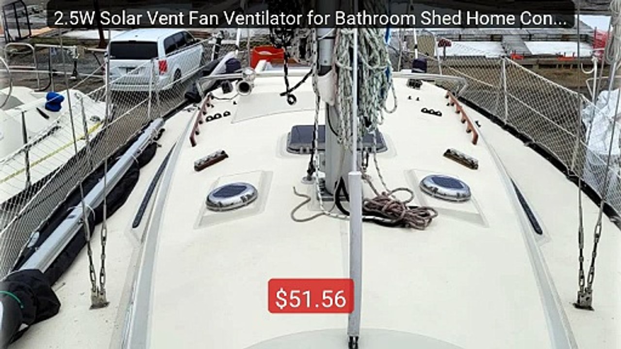2.5W Solar Vent Fan Ventilator for Bathroom Shed Home Conservation... -- Best Deal 2026 | Shop Now!