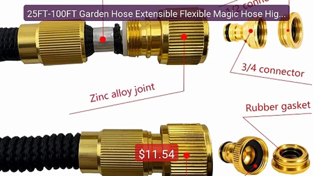 25FT-100FT Garden Hose Extensible Flexible Magic Hose High Pressure... -- Top Rated 2026 | Buy Now!
