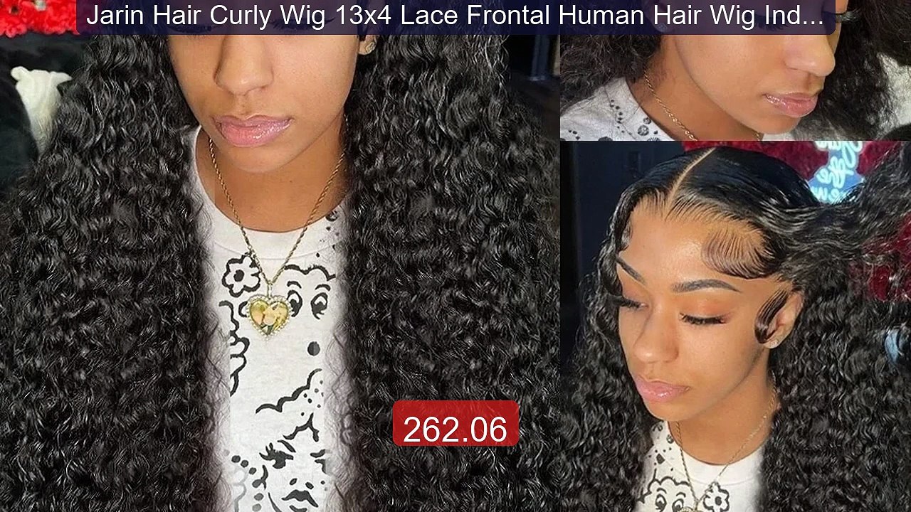 Jarin Hair Curly Wig 13x4 Lace Frontal Human Hair Wig Indian N... -- Best Buy 2026 | Great Quality!