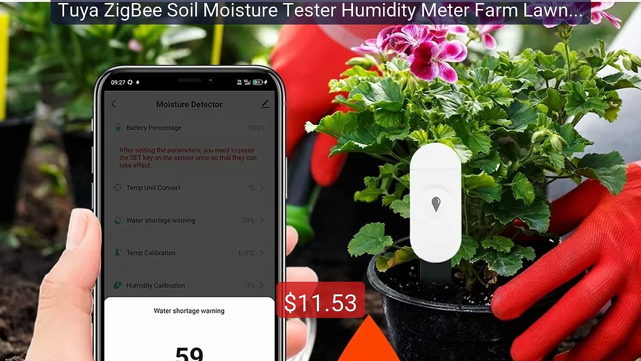 Tuya ZigBee Soil Moisture Tester Humidity Meter Farm Lawn P... -- Top Pick 2026 | Unbeatable Price!