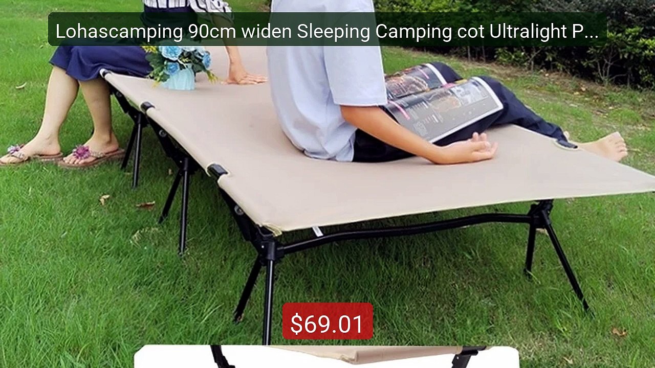 Lohascamping 90cm widen Sleeping Camping cot Ultralight Por... -- Top Pick 2026 | Unbeatable Price!