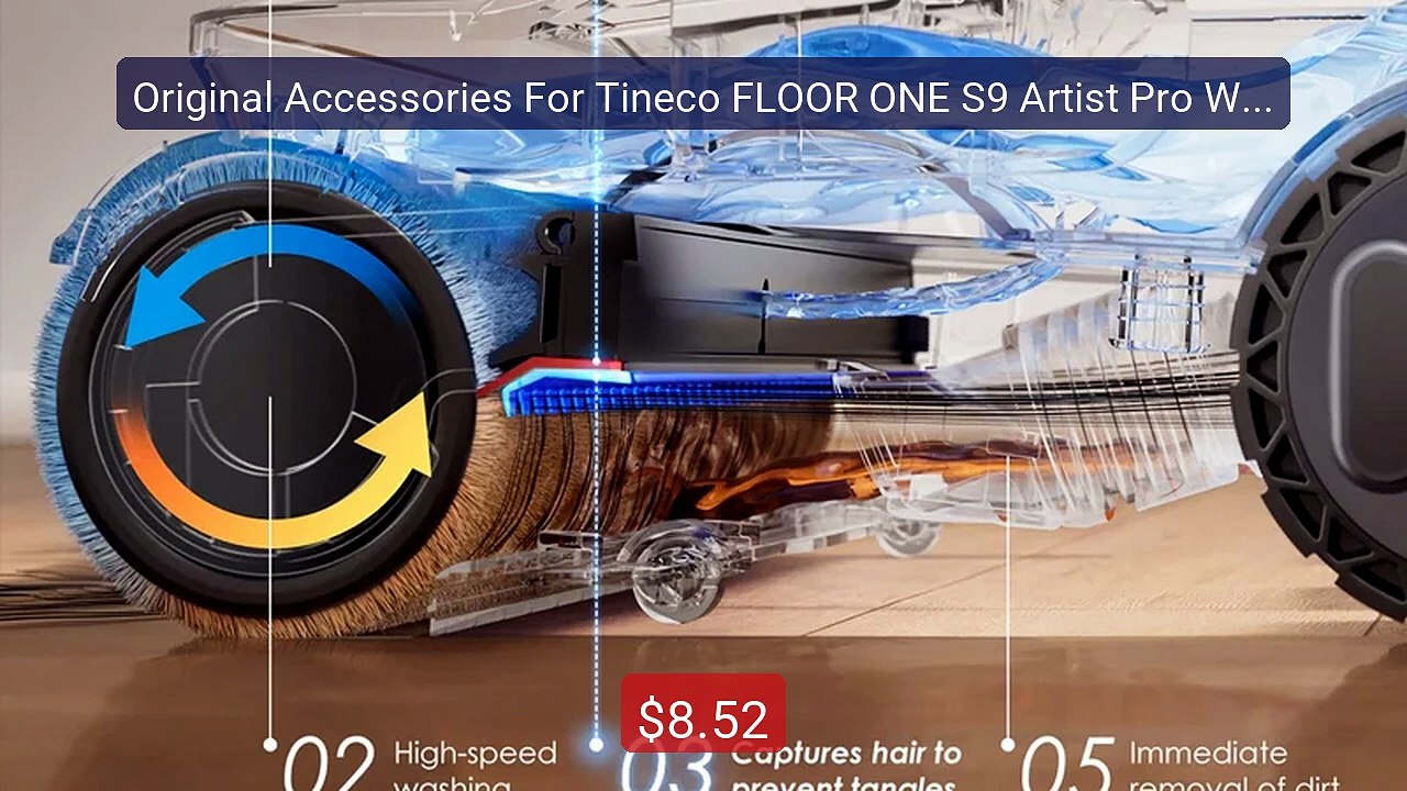Original Accessories For Tineco FLOOR ONE S9 Ar...
