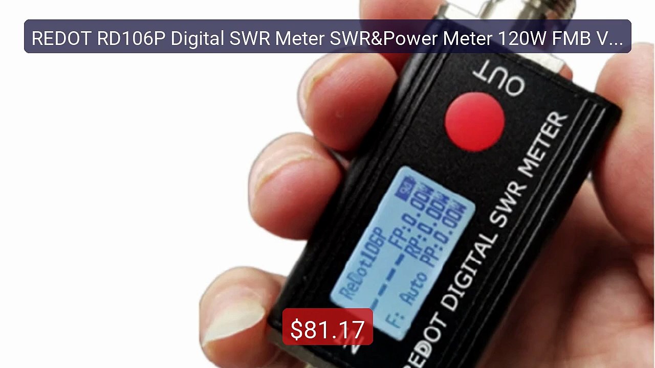REDOT RD106P Digital SWR Meter SWR&Power Meter 120W FMB VHF UH... -- Hot Deal 2026 | Limited Offer!