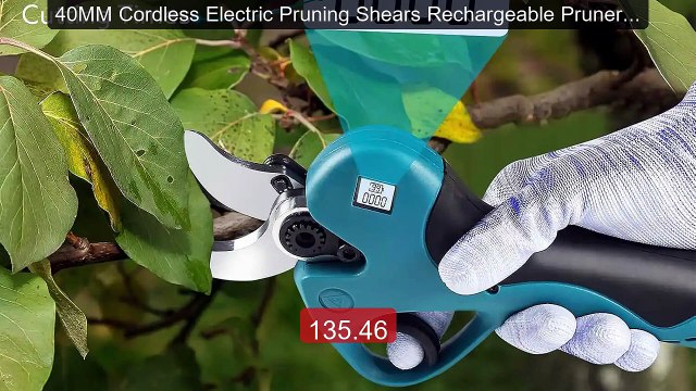40MM Cordless Electric Pruning Shears Rechargeable Pruner Shea... Hot Deal 2026 | Limited Offer!