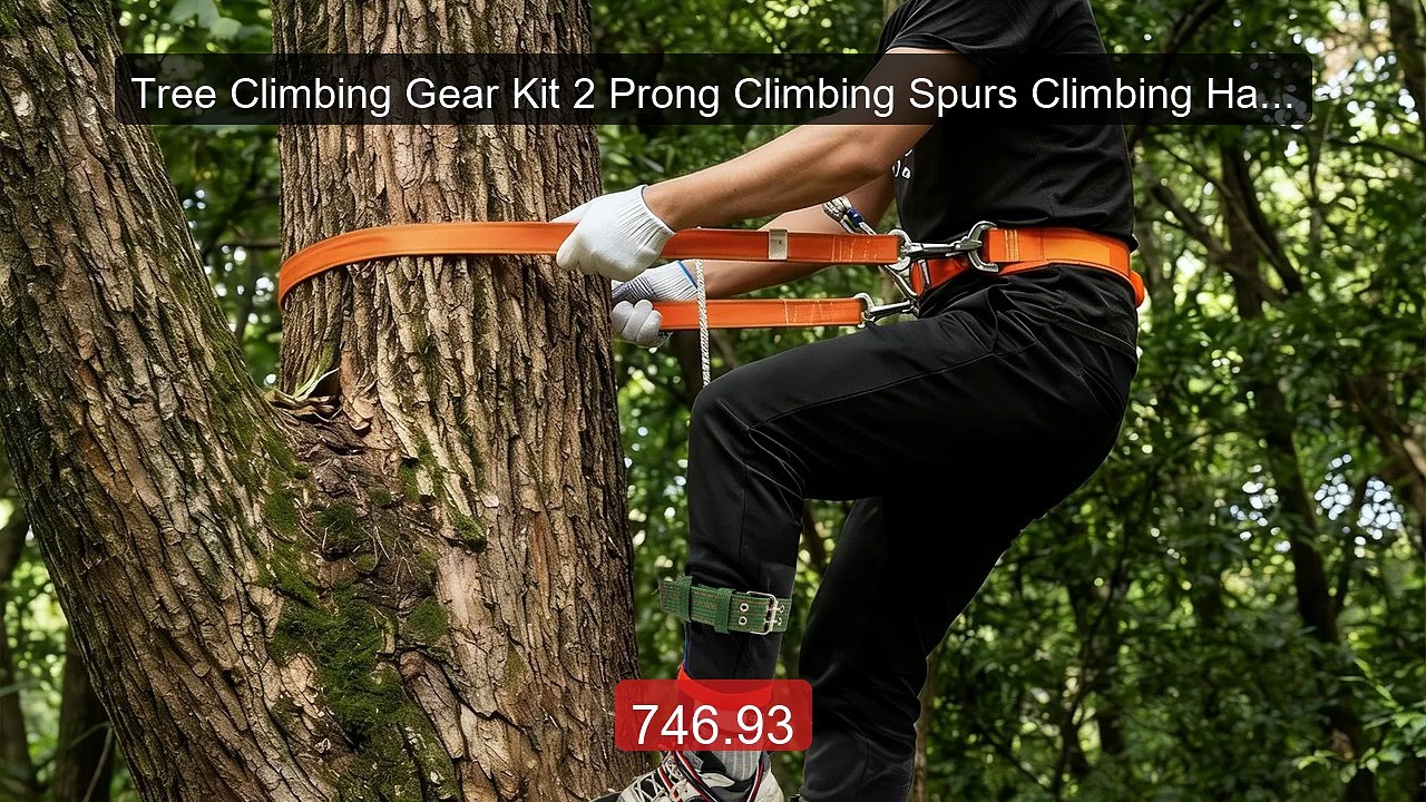 Tree Climbing Gear Kit 2 Prong Climbing Spurs Climbing Harn... -- Top Pick 2026 | Unbeatable Price!