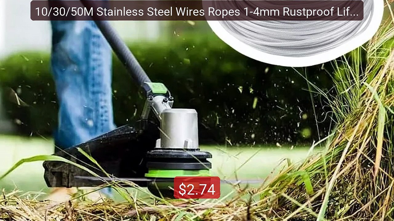 10/30/50M Stainless Steel Wires Ropes 1-4mm Rustproof Lifting Line... -- Best Deal 2026 | Shop Now!