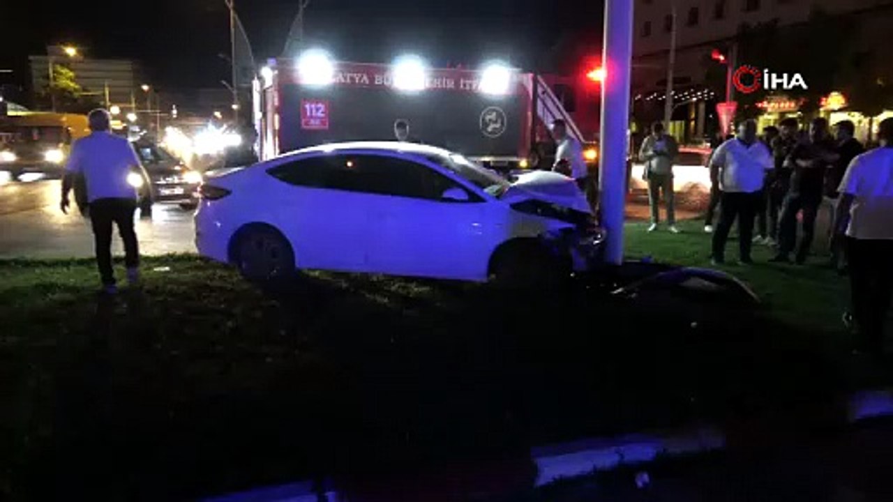 Malatya'da akılalmaz kaza: Yaralı sürücü ambulanstan kaçtı