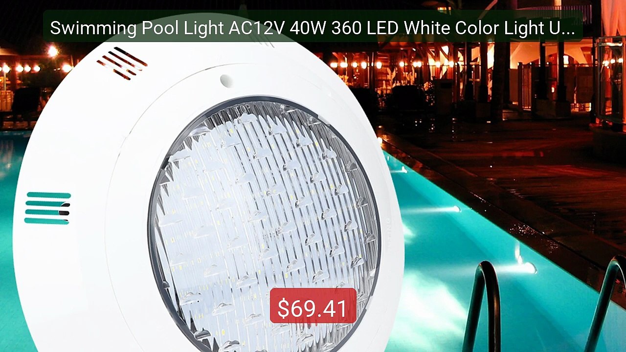 Swimming Pool Light AC12V 40W 360 LED White Color Light Underw... -- Best Buy 2026 | Great Quality!