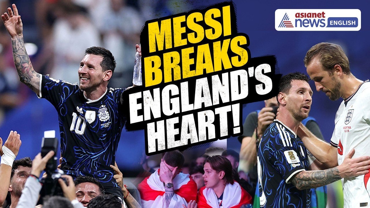 England Vs Argentina Highlights: Messi Sends Argentina Into FIFA World Cup 2026 Final | Football