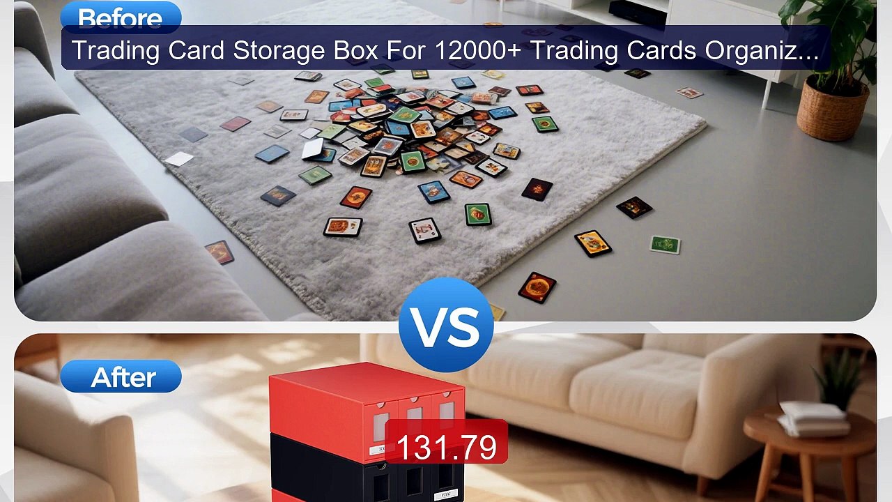 Trading Card Storage Box For 12000+ Trading Cards Organizer With 48... -- Top Rated 2026 | Buy Now!
