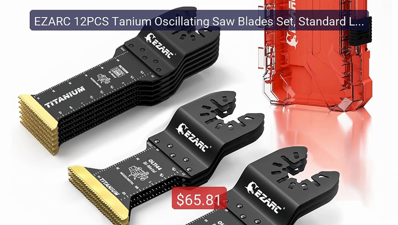 EZARC 12PCS Tanium Oscillating Saw Blades Set, Standard Len... -- Top Pick 2026 | Unbeatable Price!
