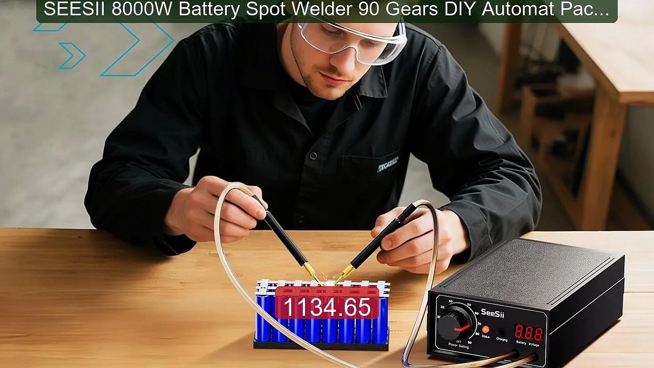 SEESII 8000W Battery Spot Welder 90 Gears DIY Automat Pack Wel... -- Best Buy 2026 | Great Quality!