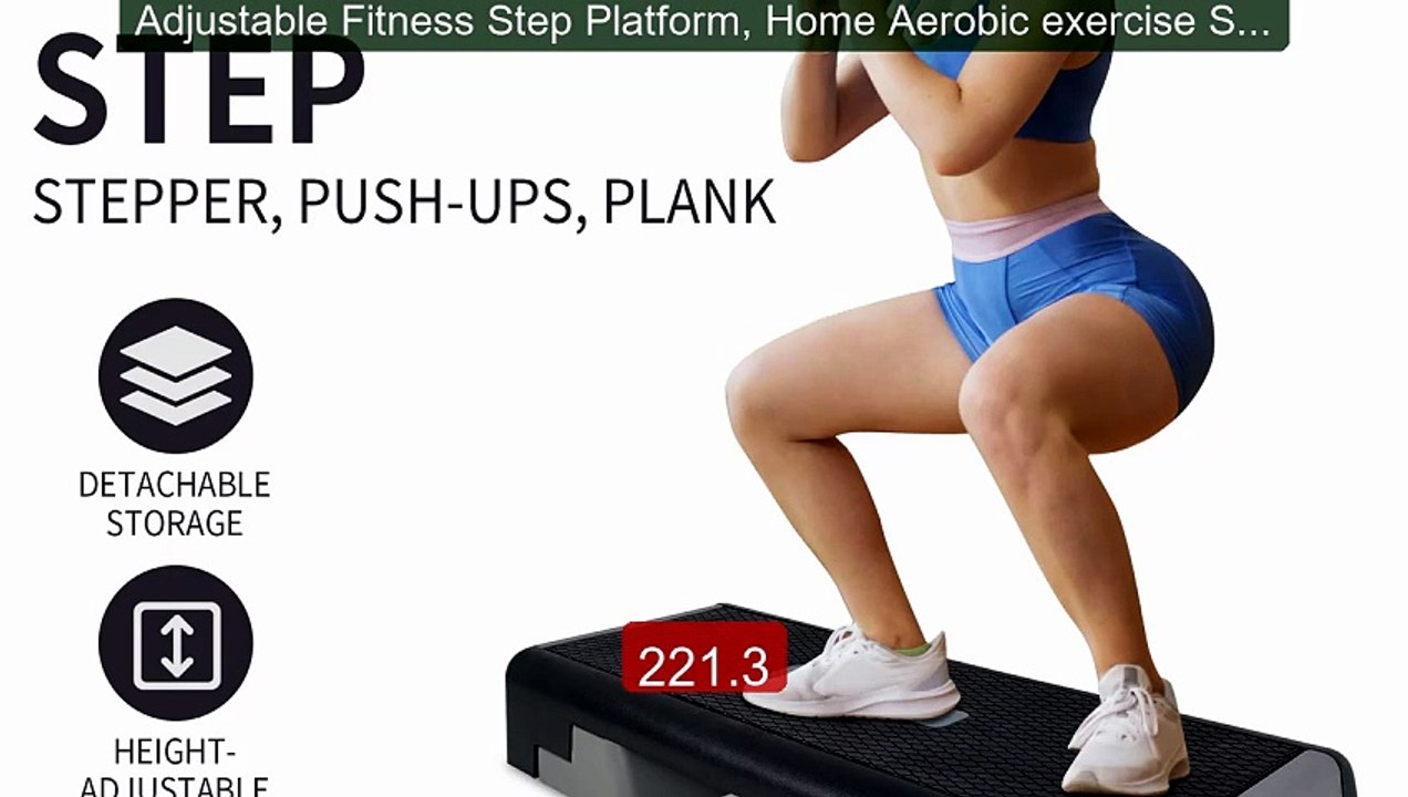 Adjustable Fitness Step Platform, Home Aerobic exercise Step, suit... -- Best Deal 2026 | Shop Now!