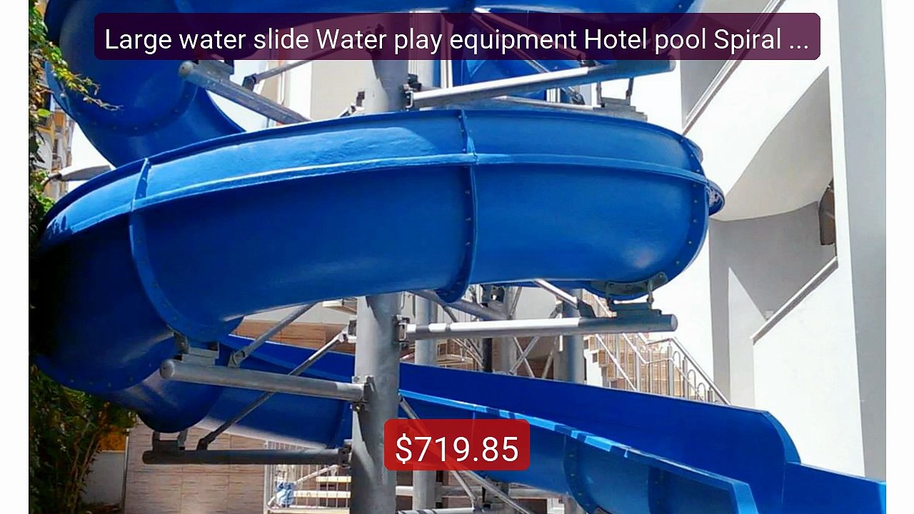 Large water slide Water play equipment Hotel pool Spiral slide -- Best Buy 2026 | Great Quality!