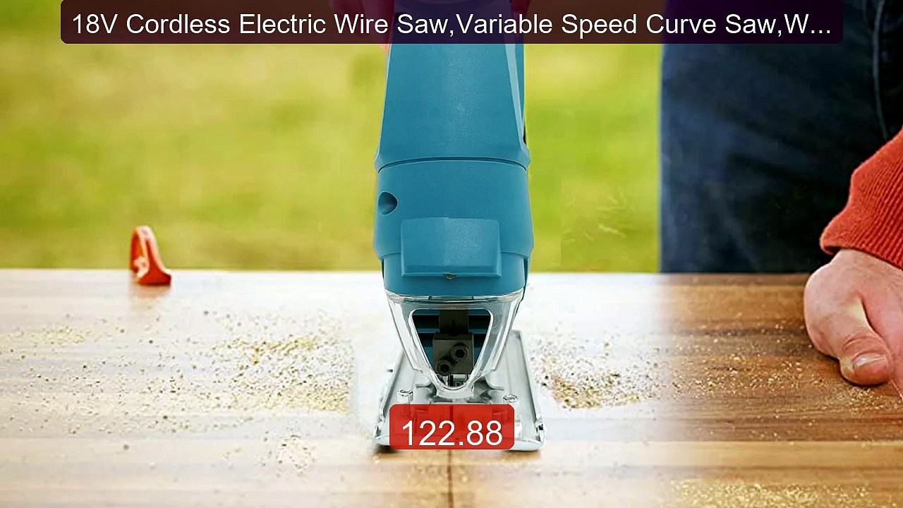 18V Cordless Electric Wire Saw,Variable Speed Curve Saw,Wood ... -- Amazing Value 2026 | Must Have!