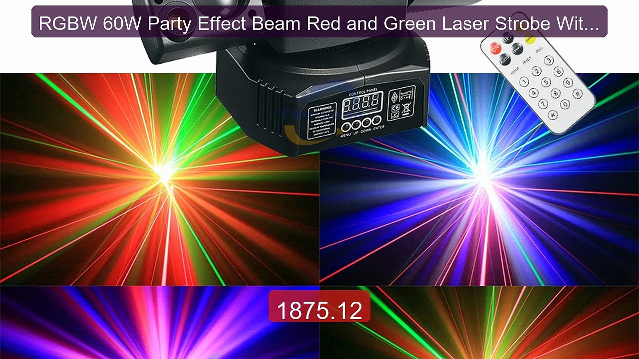 RGBW 60W Party Effect Beam Red and Green Laser Strobe With Aperture... -- Top Rated 2026 | Buy Now!