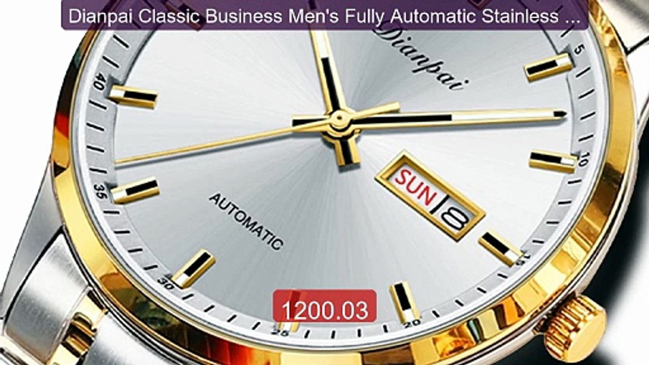 Dianpai Classic Business Men's Fully Automatic Stainless Steel... -- Hot Deal 2026 | Limited Offer!