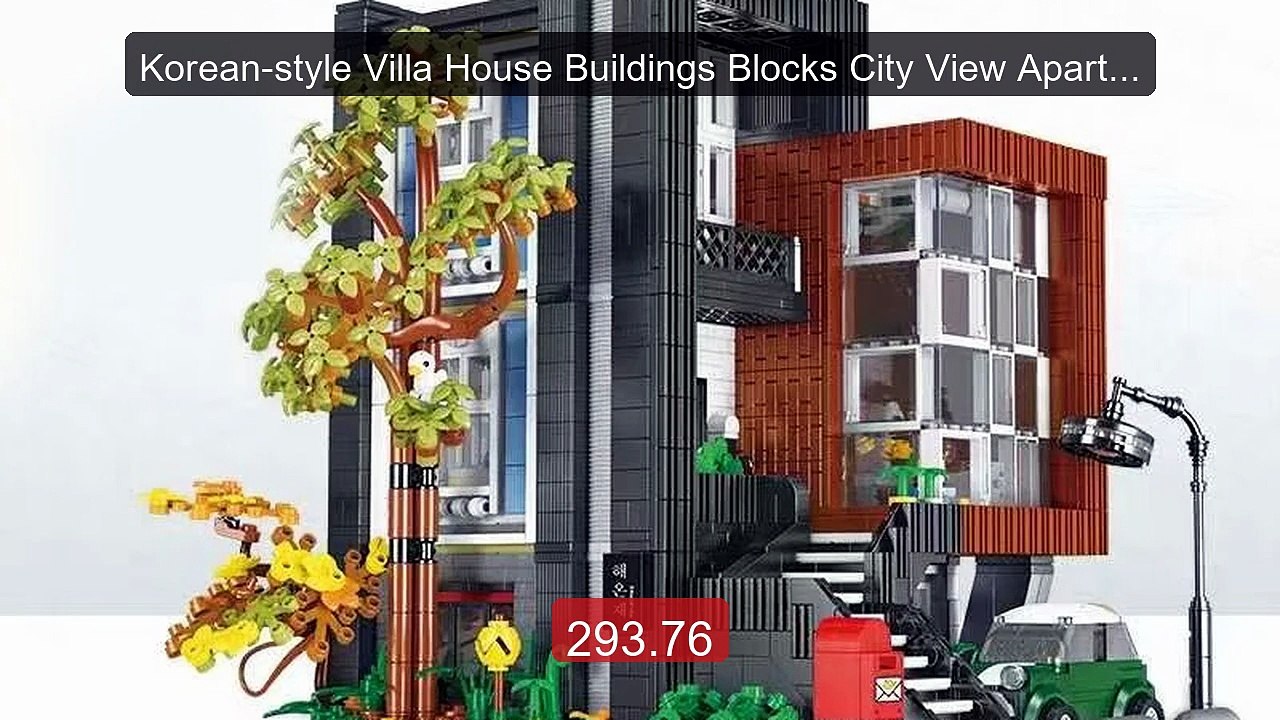 Korean-style Villa House Buildings Blocks City View Apartment ... -- Best Buy 2026 | Great Quality!