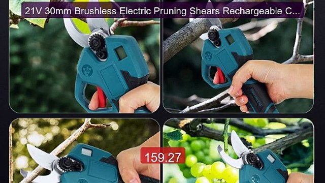21V 30mm Brushless Electric Pruning Shears Rechargeable Cor... Top Pick 2026 | Unbeatable Price!