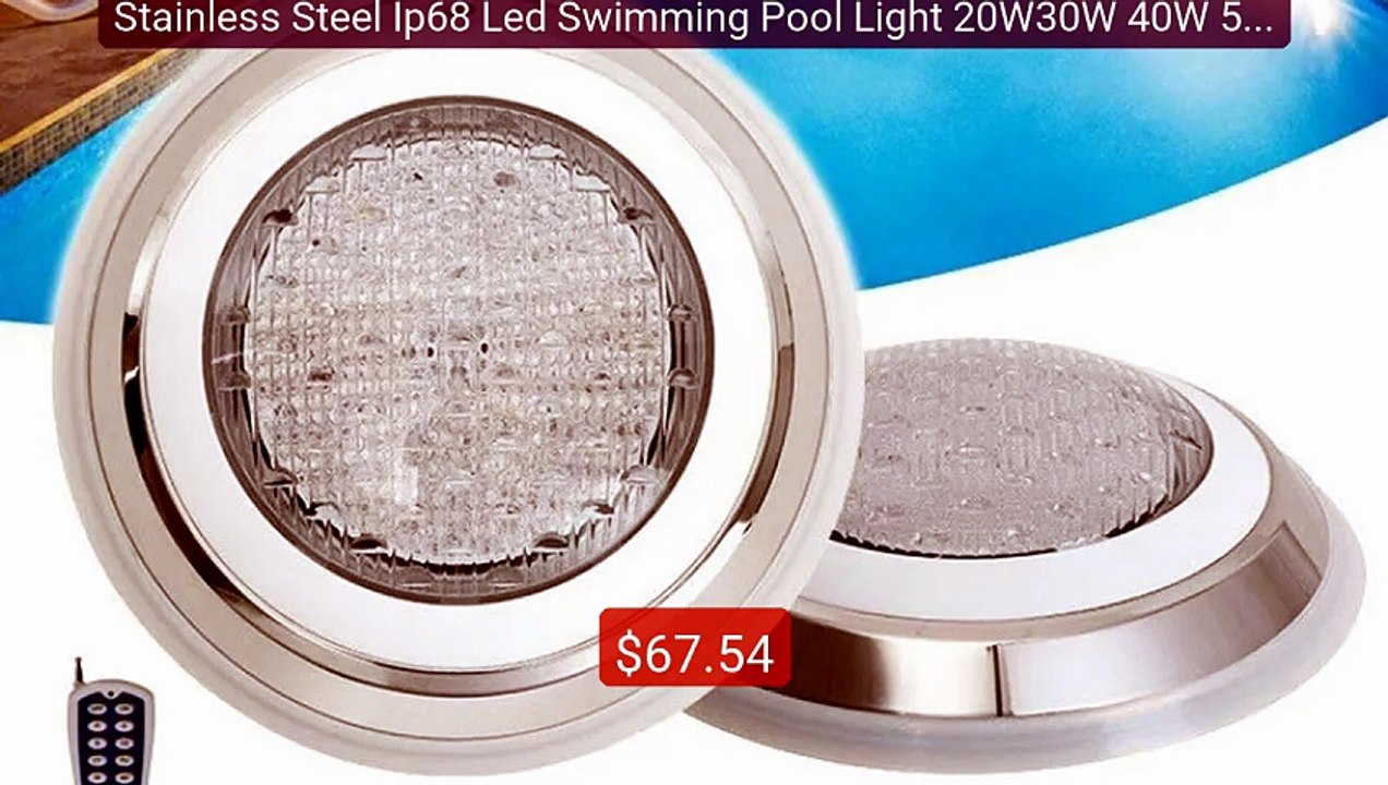 Stainless Steel Ip68 Led Swimming Pool Light 20W30W 40W 50W 6... -- Amazing Value 2026 | Must Have!