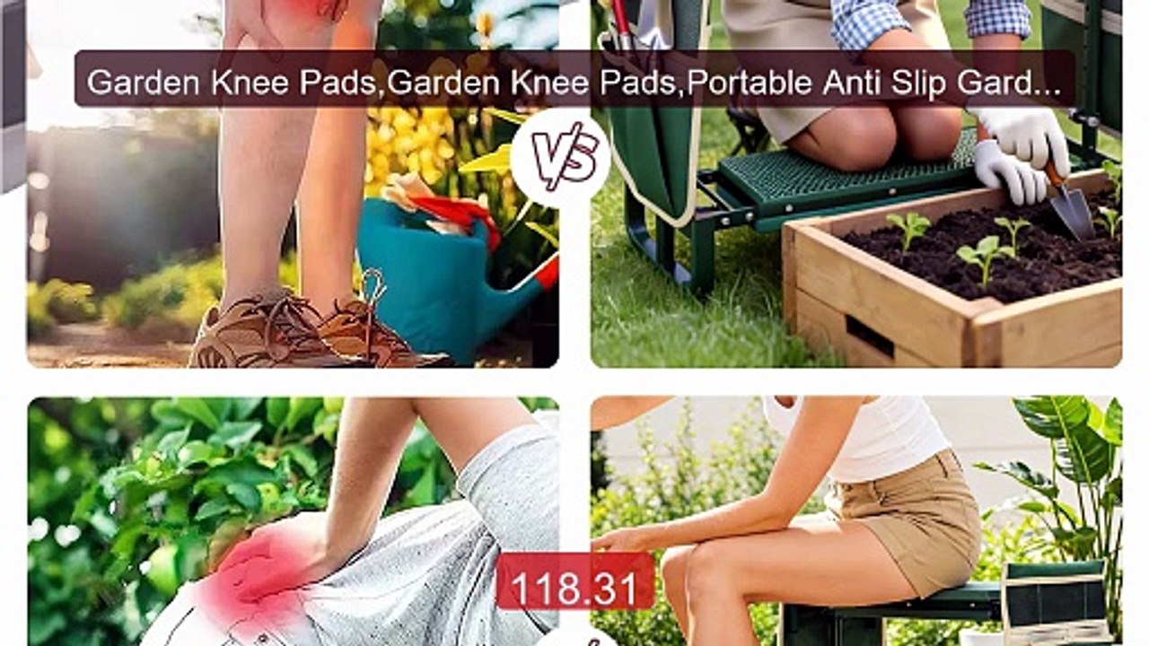 Garden Knee Pads,Garden Knee Pads,Portable Anti Slip Garden St... -- Hot Deal 2026 | Limited Offer!