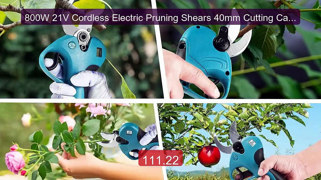 800W 21V Cordless Electric Pruning Shears 40mm Cutting Capacity He... -- Best Deal 2026 | Shop Now!