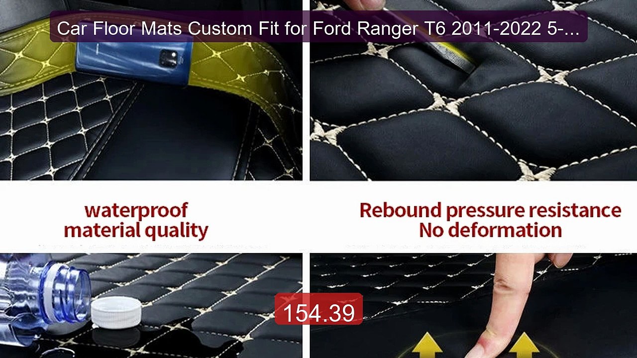 Car Floor Mats Custom Fit for Ford Ranger T6 2011-2022 5-Se... -- Top Pick 2026 | Unbeatable Price!