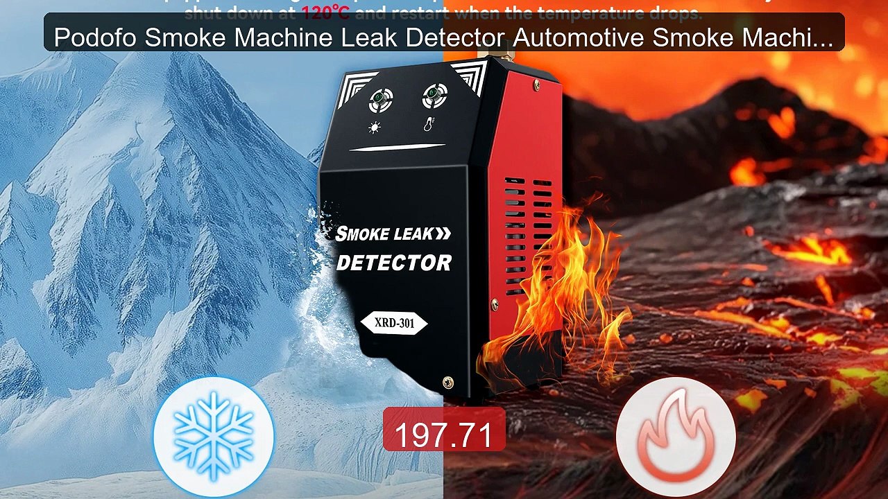 Podofo Smoke Machine Leak Detector Automotive Smoke Machine Sm... -- Best Buy 2026 | Great Quality!
