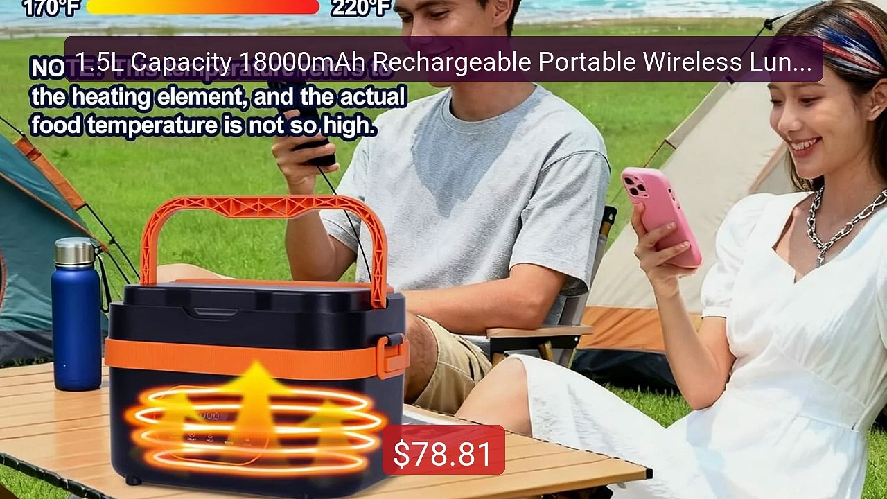 1.5L Capacity 18000mAh Rechargeable Portable Wireless Lunch W... -- Amazing Value 2026 | Must Have!