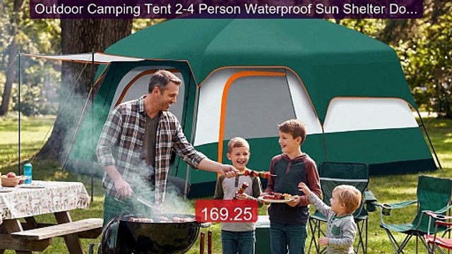 Outdoor Camping Tent 2-4 Person Waterproof Sun Shelter Double... Amazing Value 2026 | Must Have!