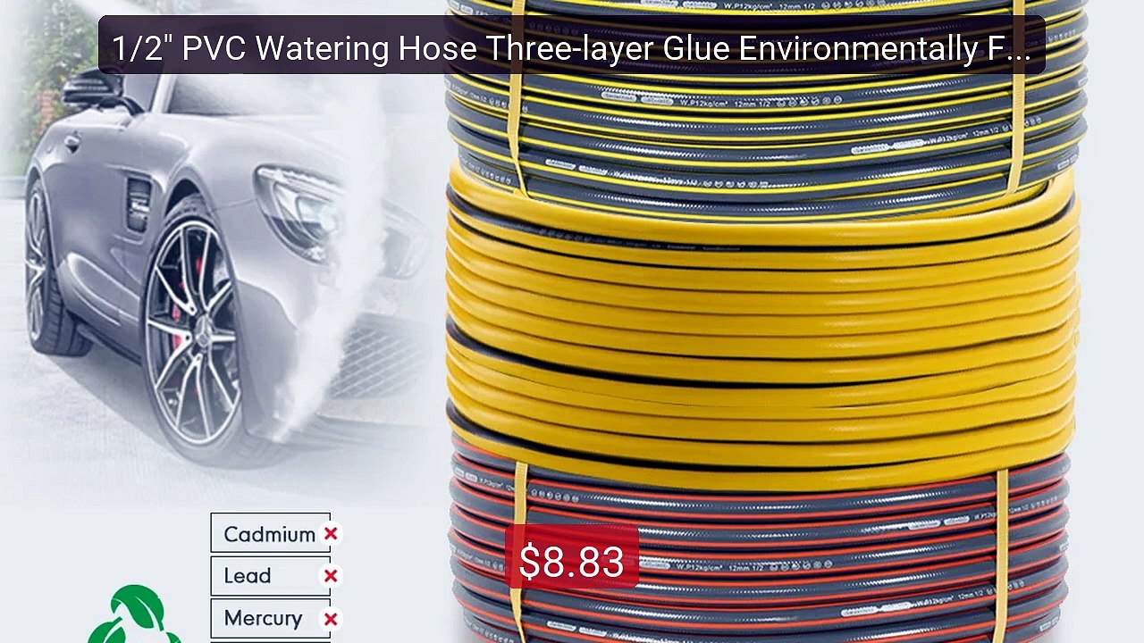1/2" PVC Watering Hose Three-layer Glue Environmentally Friendly He... -- Top Rated 2026 | Buy Now!