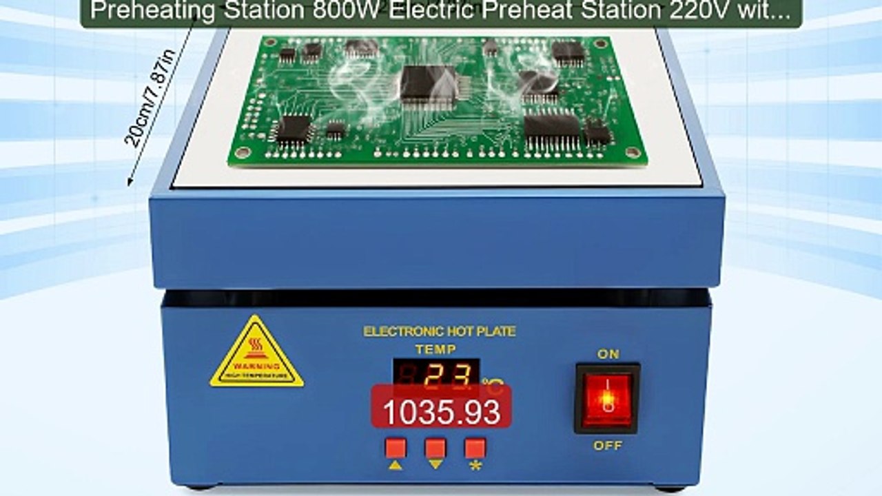 Preheating Station 800W Electric Preheat Station 220V with LCD... -- Best Buy 2026 | Great Quality!