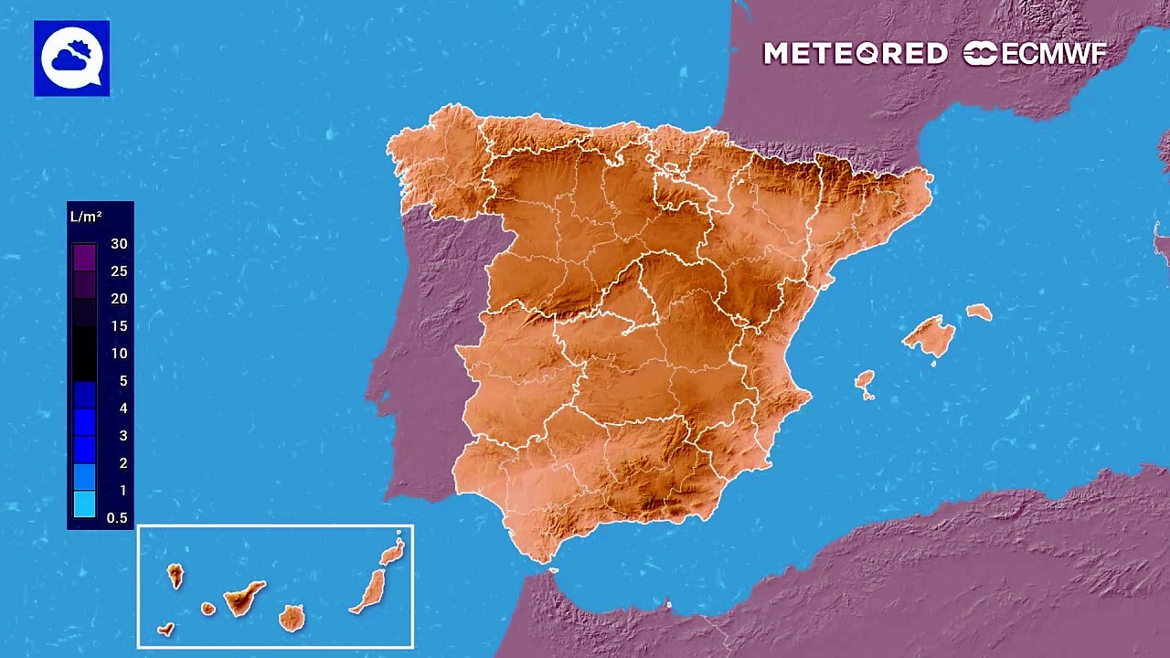 Las tormentas irán acompañadas de intensas lluvias