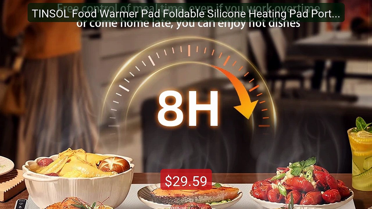 TINSOL Food Warmer Pad Foldable Silicone Heating Pad Portable ... -- Best Buy 2026 | Great Quality!