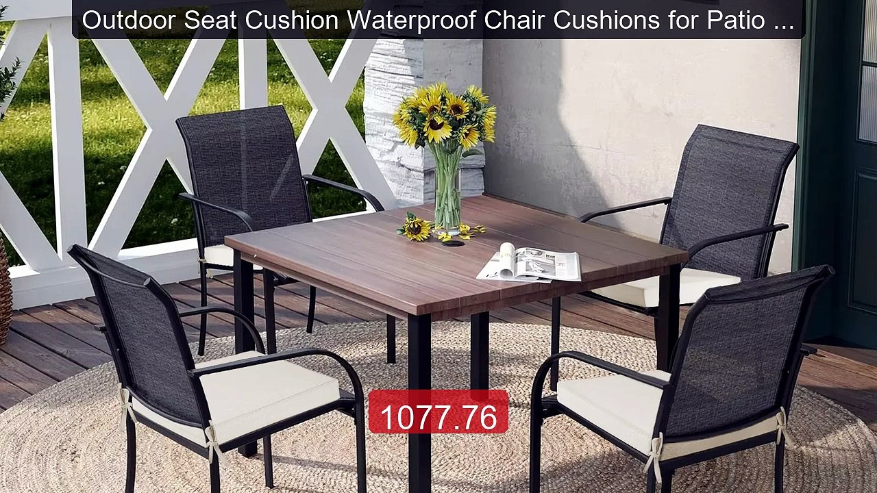 Outdoor Seat Cushion Waterproof Chair Cushions for Patio Furni... -- Hot Deal 2026 | Limited Offer!