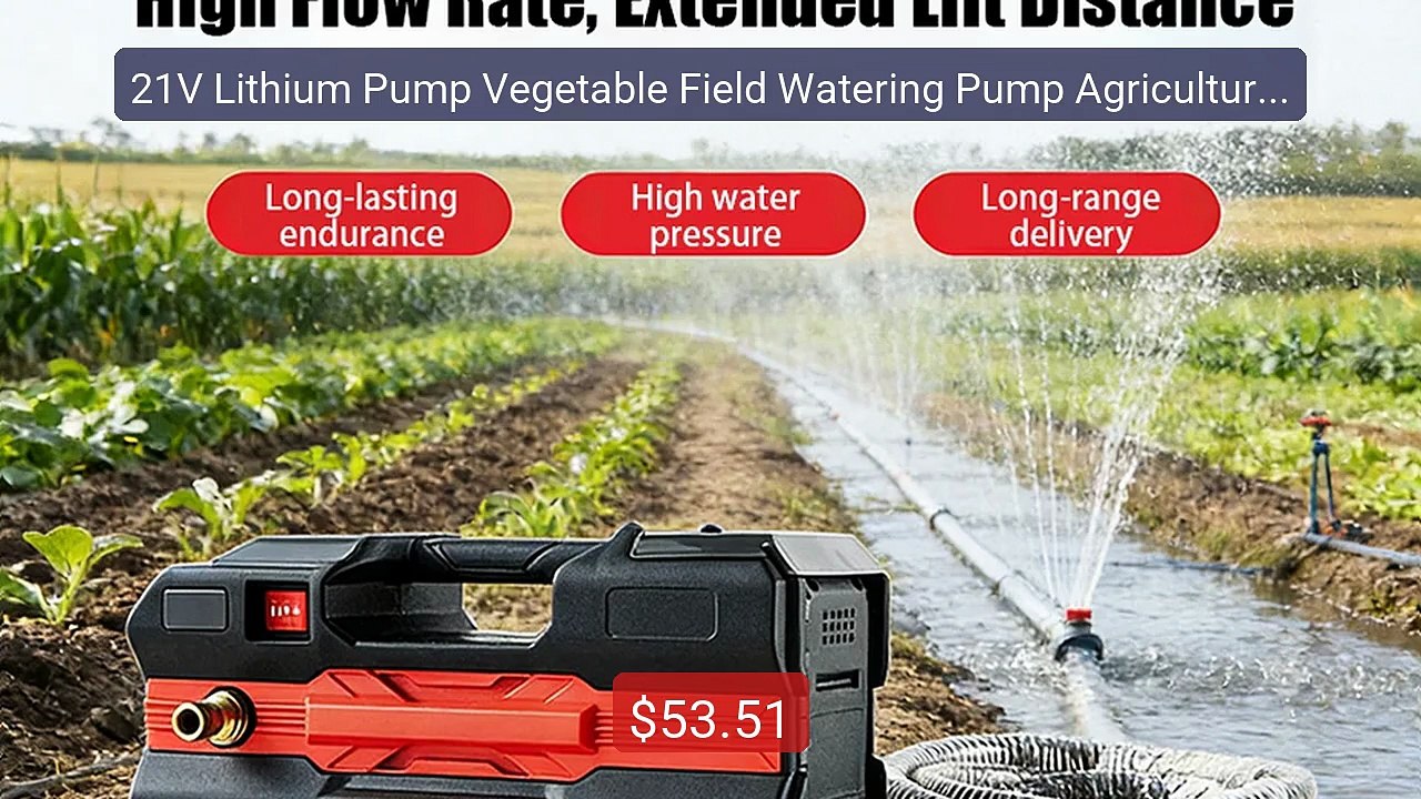 21V Lithium Pump Vegetable Field Watering Pump Agricultural I... -- Amazing Value 2026 | Must Have!