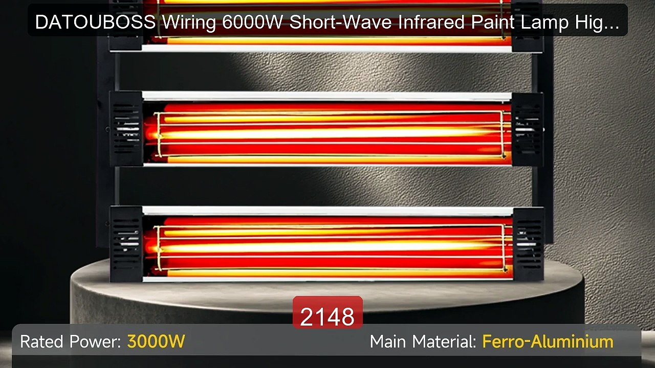 DATOUBOSS Wiring 6000W Short-Wave Infrared Paint Lamp High-Power Ef... -- Top Rated 2026 | Buy Now!