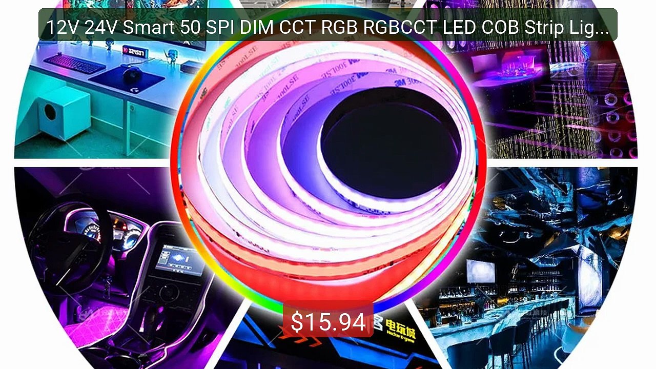 12V 24V Smart 50 SPI DIM CCT RGB RGBCCT LED COB Strip Light WS... -- Hot Deal 2026 | Limited Offer!