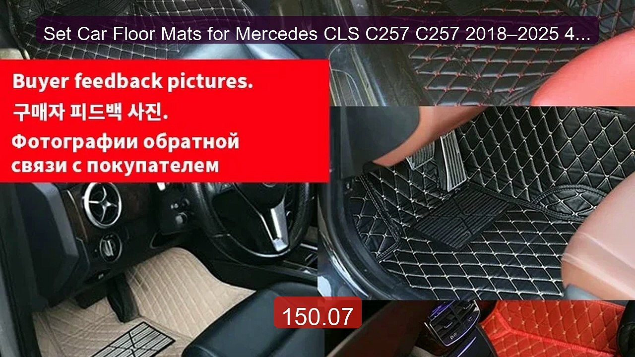 Set Car Floor Mats for Mercedes CLS C257 C257 2018–2025 4Do... -- Top Pick 2026 | Unbeatable Price!