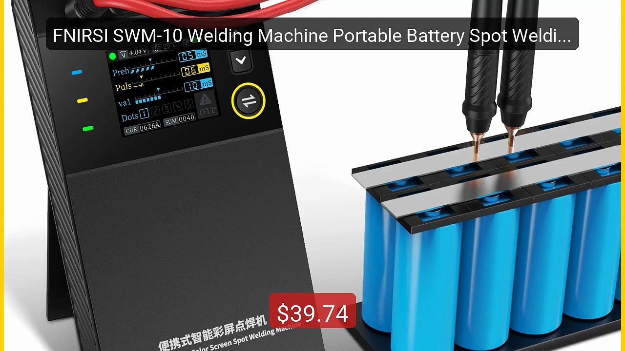 FNIRSI SWM-10 Welding Machine Portable Battery Spot Welding Adjust... -- Best Deal 2026 | Shop Now!