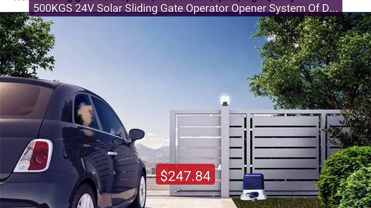 500KGS 24V Solar Sliding Gate Operator Opener System Of DC Motor As... -- Top Rated 2026 | Buy Now!