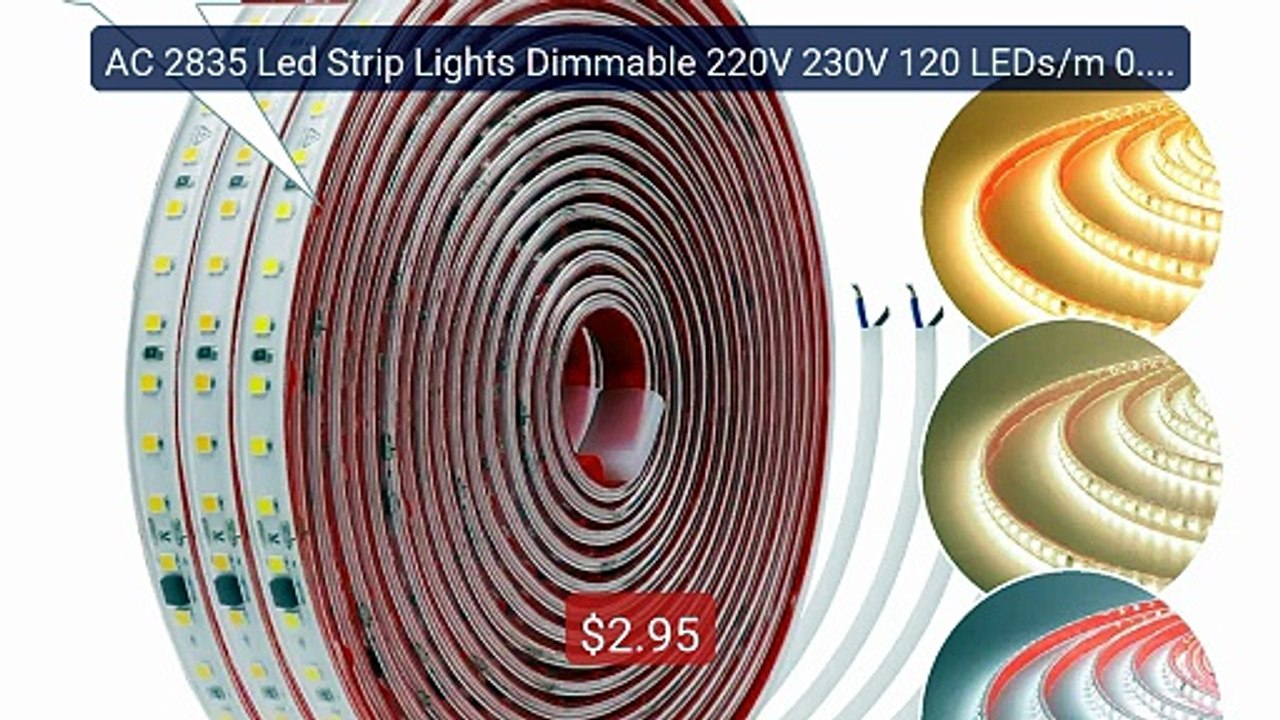 AC 2835 Led Strip Lights Dimmable 220V 230V 120 LEDs/m 0.5m 1m... -- Hot Deal 2026 | Limited Offer!