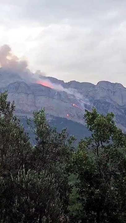 Declarado un incendio forestal a las faldas de Ordesa y Monte Perdido tras una noche de tormentas eléctricas