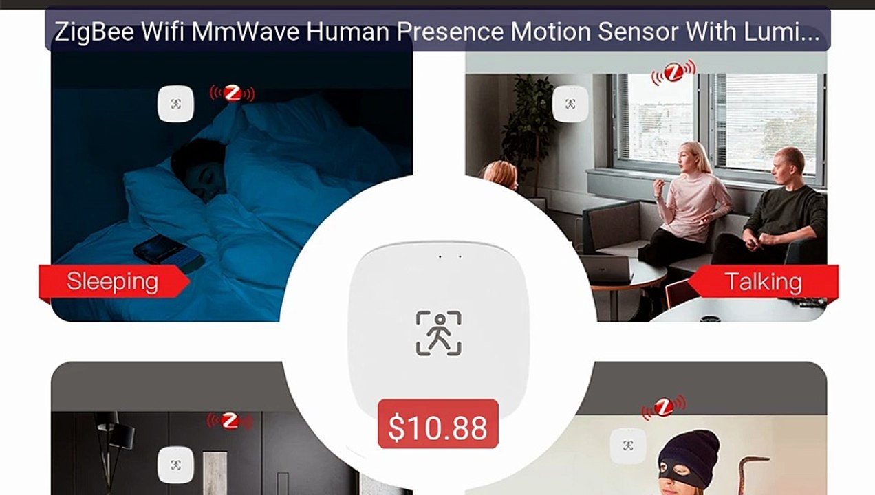ZigBee Wifi MmWave Human Presence Motion Sensor With Luminance/Dis... -- Best Deal 2026 | Shop Now!
