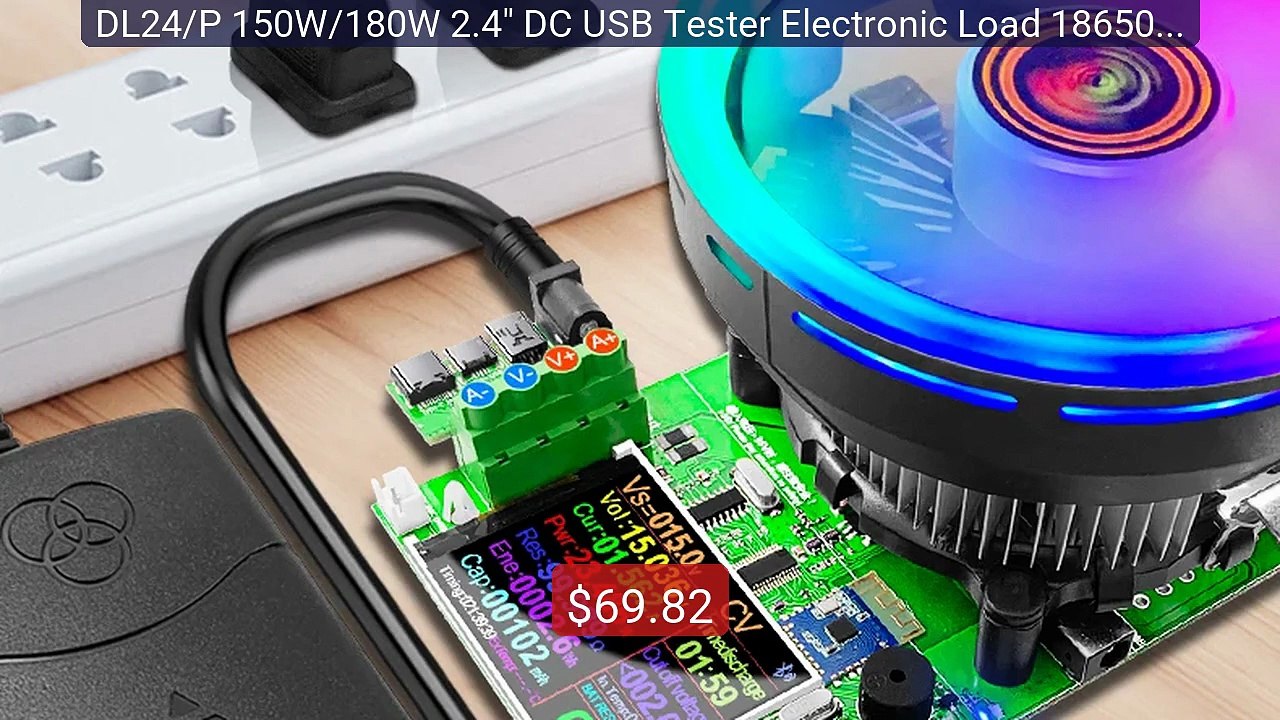 DL24/P 150W/180W 2.4" DC USB Tester Electronic Load 18650 Car Batte... -- Top Rated 2026 | Buy Now!
