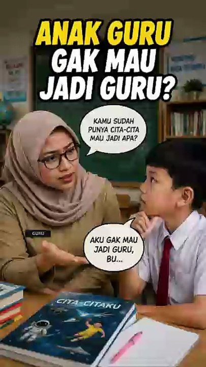 Fakta Mengejutkan! Anak Guru Justru Enggan Meneruskan Profesi Orang Tuanya